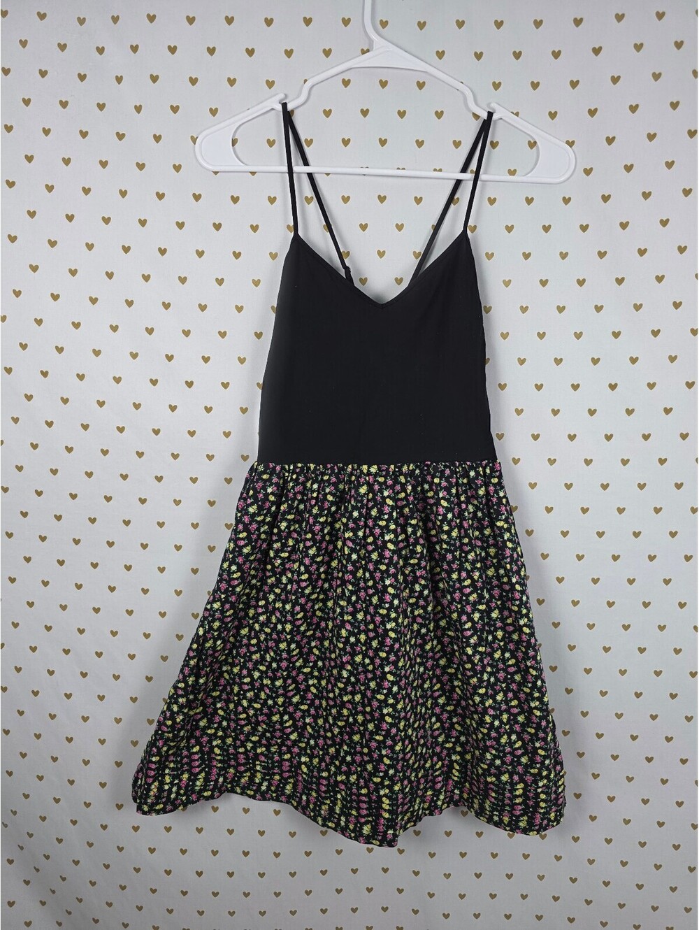 Victorias Secret PINK Vintage Large Skater Tank Dress Floral LARGE